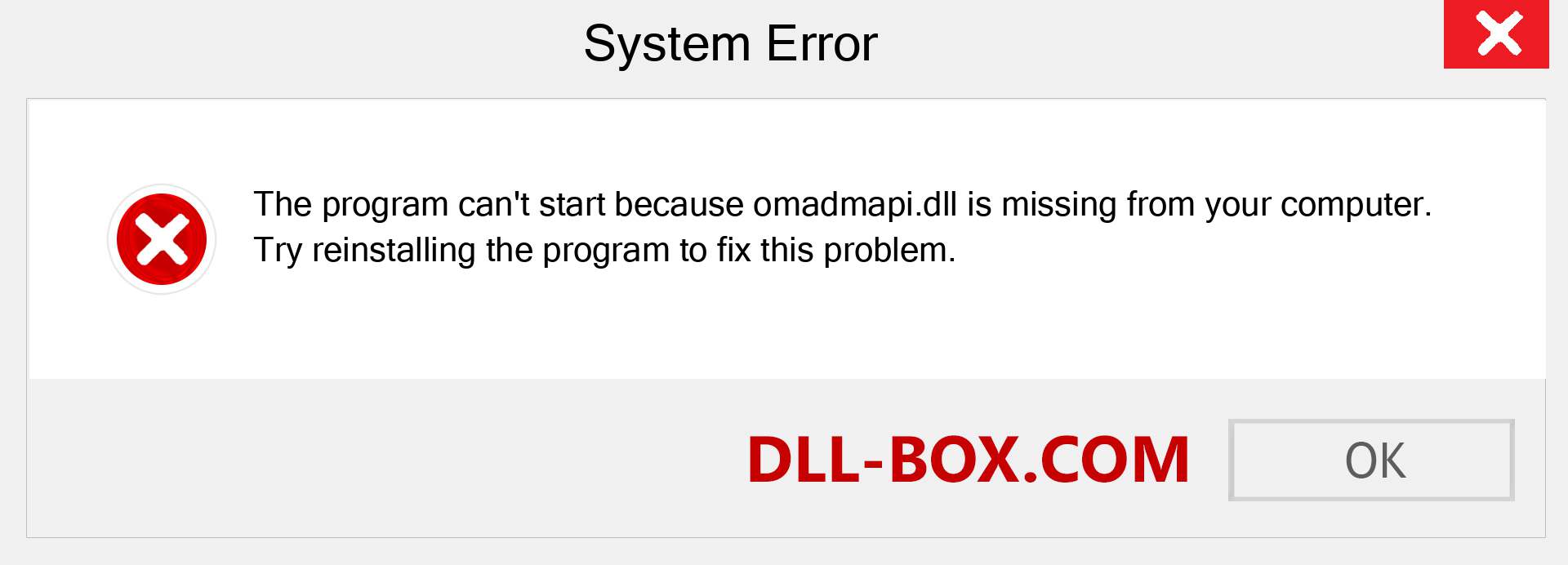  omadmapi.dll file is missing?. Download for Windows 7, 8, 10 - Fix  omadmapi dll Missing Error on Windows, photos, images